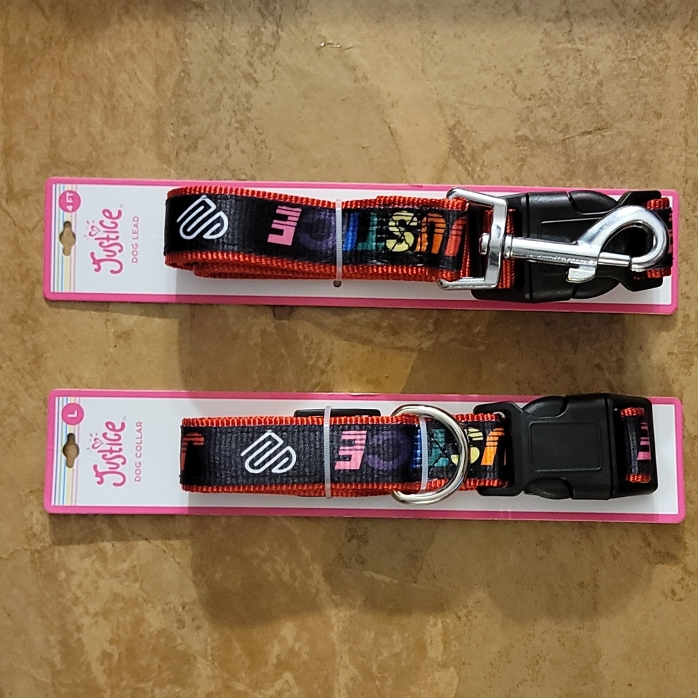 Justice Dog Collar & Matching Leash